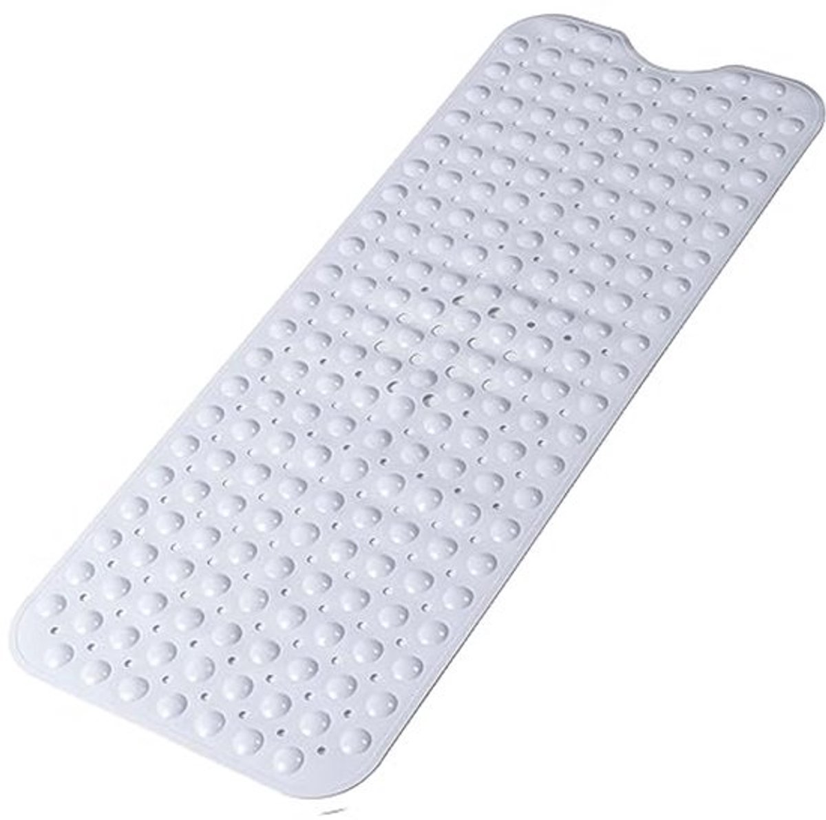 Extra lange antislip badmat 104 x 40 cm - Machinewasbare douchemat met zuignappen en afvoergaten