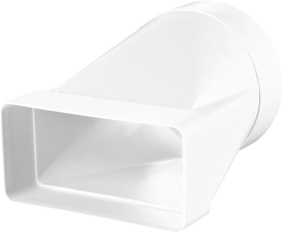 Buizen, ventilatiesysteem, verwarming, koeling, pvc, ventilatieelement, rond, rechthoekig, kanaalboog, verticaal, horizontaal, plat, rond, T-stuk, wandplaat, wit (overgang rond