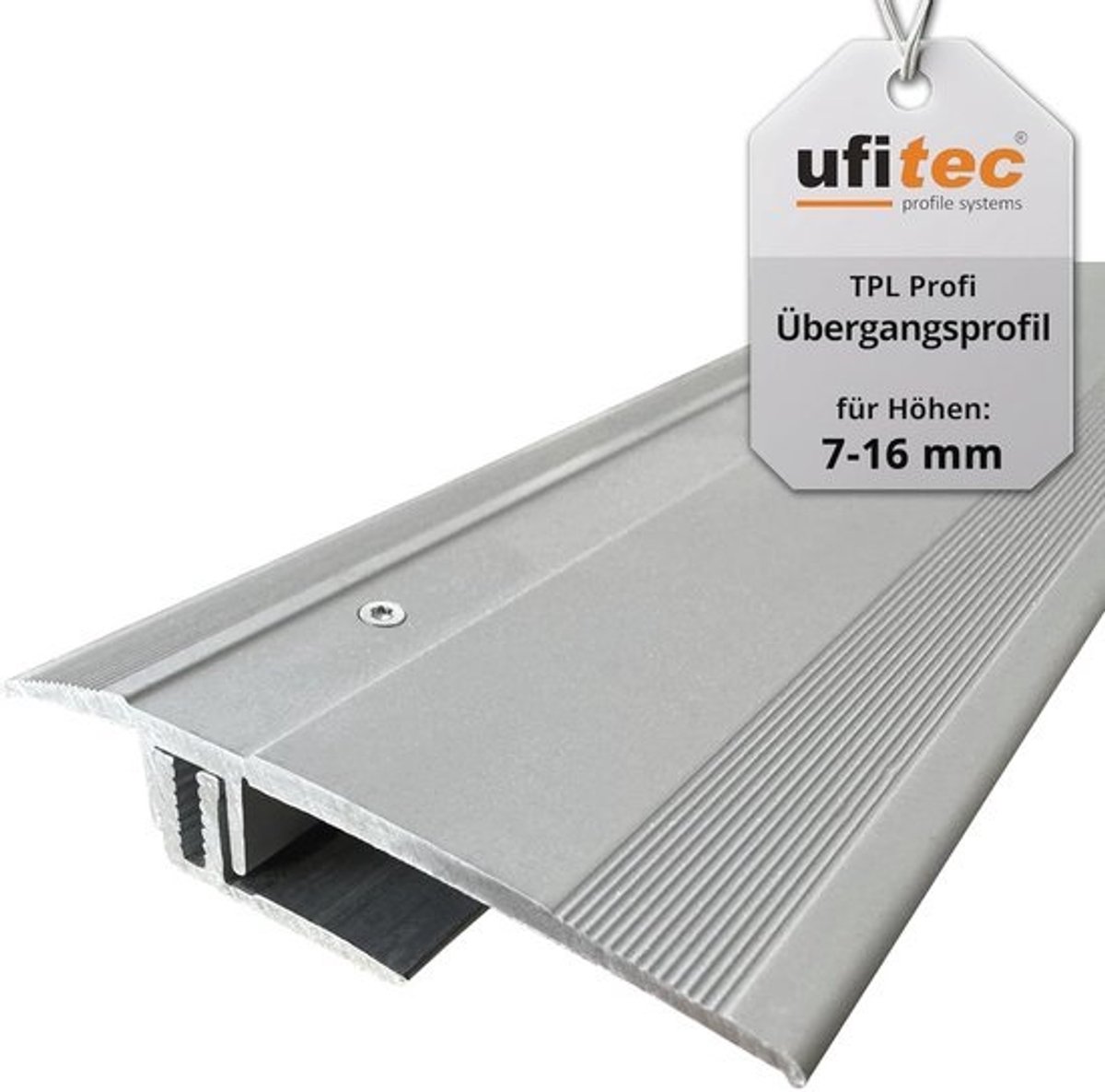 Overgangsprofiel voor Parket en Laminaat - Hoogteverstelbaar 7-16 mm - 90 cm Lang - Diverse Kleuren