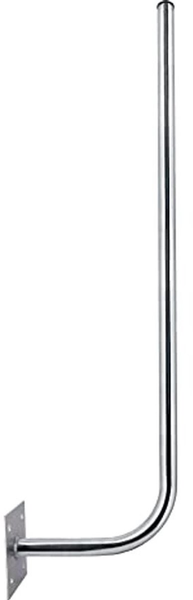 Wandhouder 30cm met Extra Lange Mast van Verzinkt Staal Ø 38mm