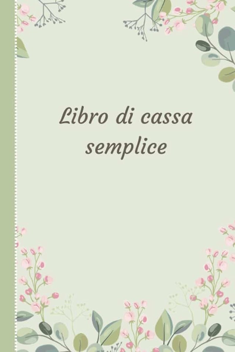 Cassa semplice con colonne entrate e uscite. Quaderno A5 per tenere facilmente le vostre spese sotto controllo