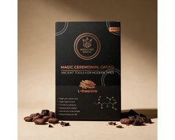 Medicine Magic – Ceremoniële Cacao met L-Theanine – Cacao Pasta 400g – 100% Puur – Colombia – Vegan