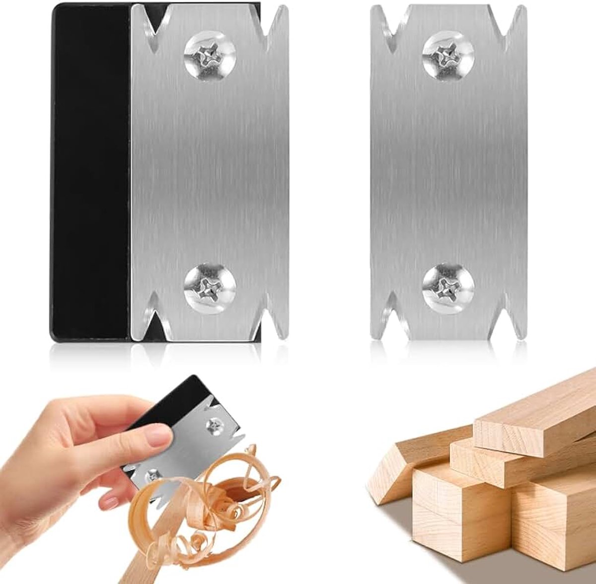 Randsnijder voor fineer, draagbare handschaaf voor timmerwerk, anti-slip gereedschap voor houten randen van PVC, ABS, meubeltrimmer, draagbare snijder voor doe-het-zelf en decoratie