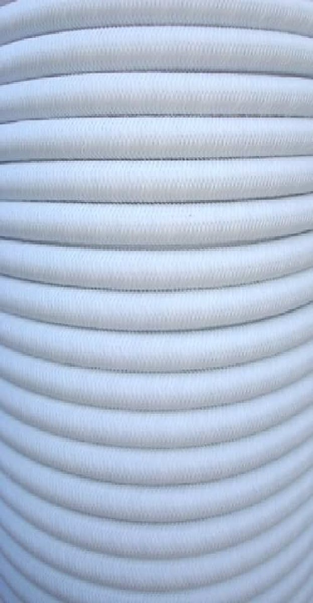 10 m expandertouw 10 mm wit rubberen touw zeiltouw spantouw touw dekzeil ...