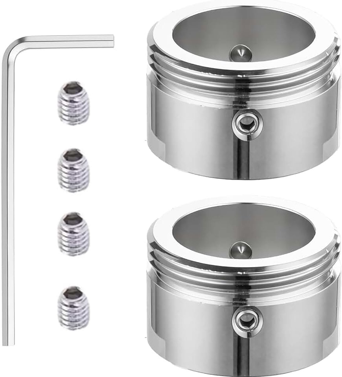 M30 x 1,5, 304 roestvrij staal, verwarmingsventiel, adapter voor RA/RAV/RAVL ventielen, thermostaatadapter met inbussleutel, radiatoraccessoires voor Danfoss