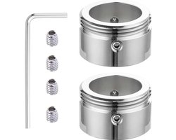 M30 x 1,5, 304 roestvrij staal, verwarmingsventiel, adapter voor RA/RAV/RAVL ventielen, thermostaatadapter met inbussleutel, radiatoraccessoires voor Danfoss