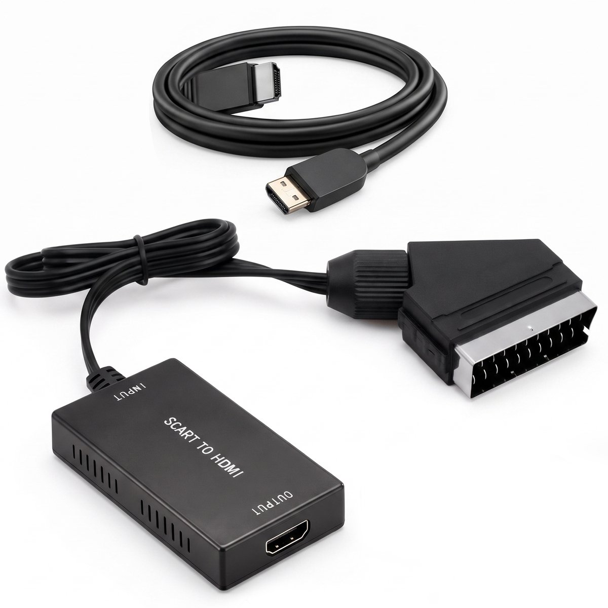 Scart naar HDMI Converter - Switch voor HDMI Adapter - TV Splitter - Ook voor Smart TV - kabel - Skoov