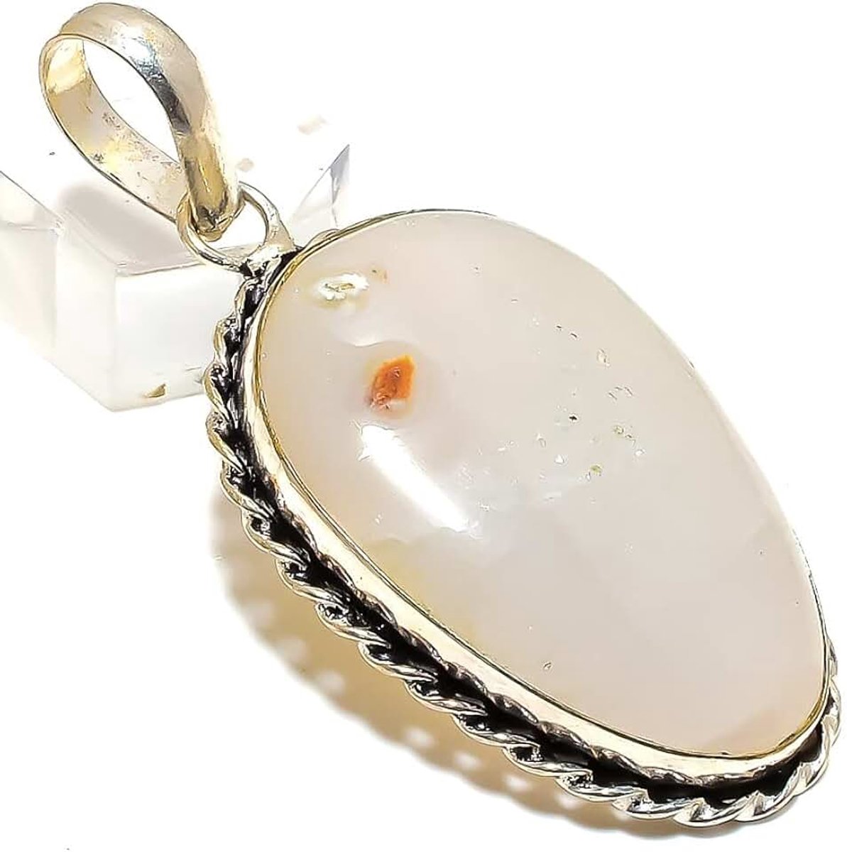 Handmade Pendant 2-2.5" Long For Girls Woman's Sterling Silver Plated Jewelry From Kashish