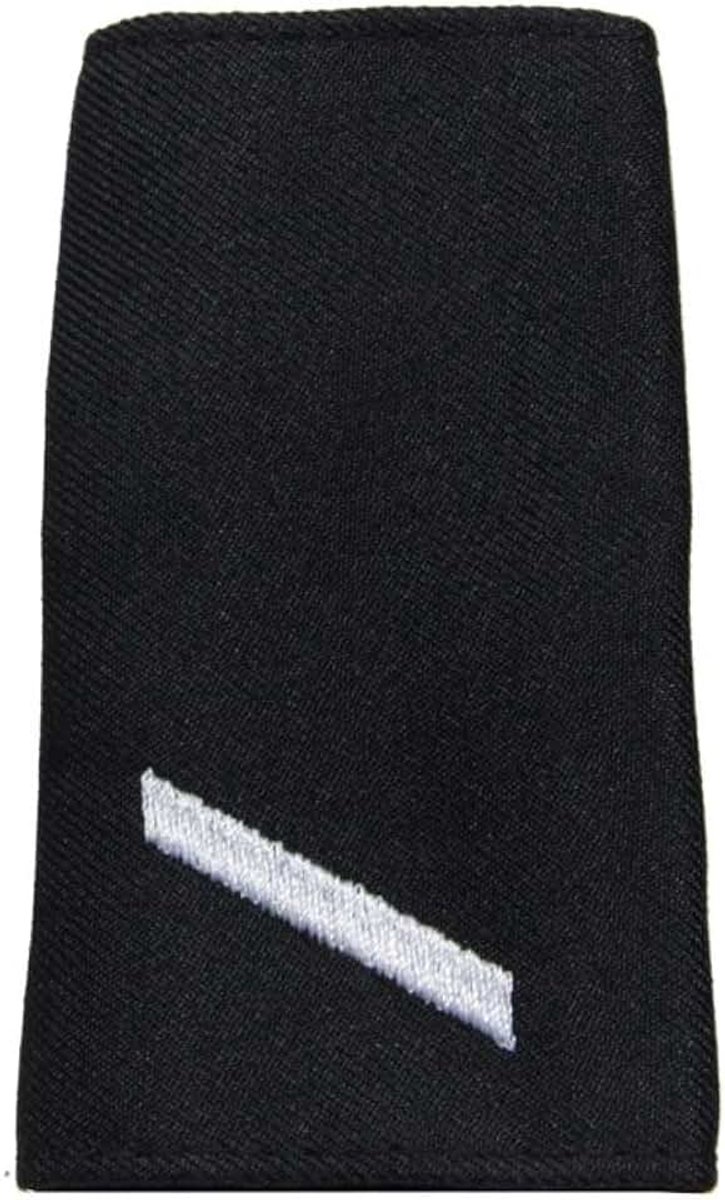 Ranglussen voor schouderkleppen (heer) voor de Duitse Bundeswehr 1 paar Kleur: zwart met wit of gouden borduursel.