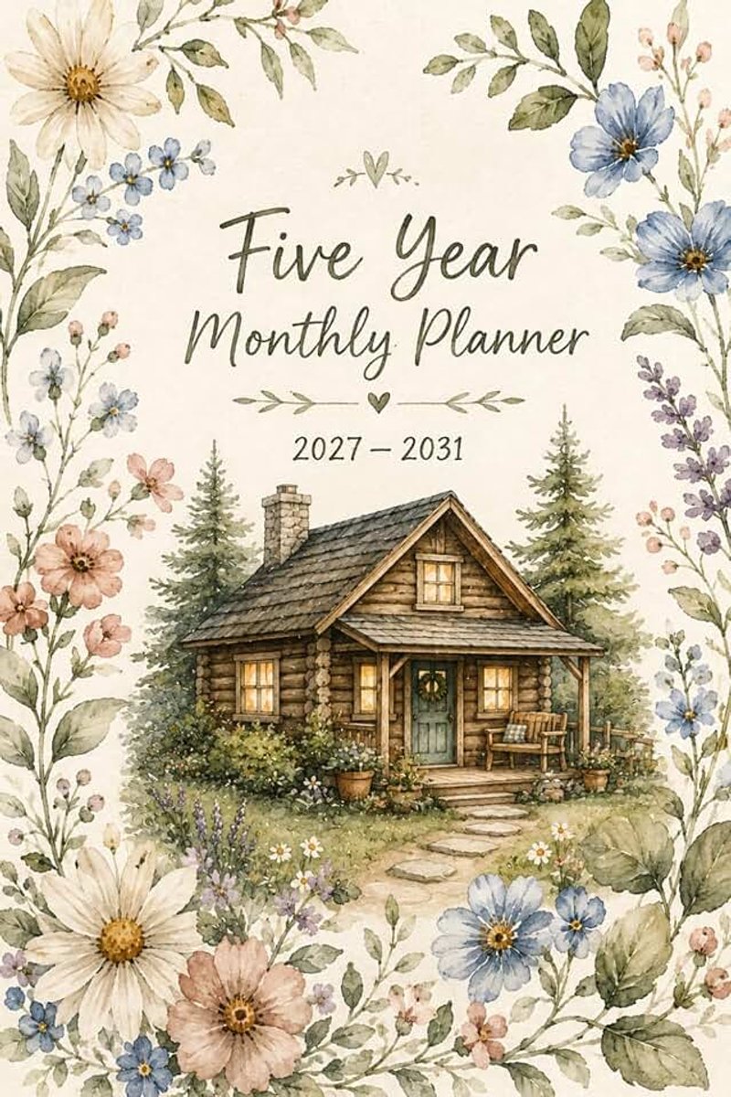 Year Monthly Planner 2027–2031: Small Pocket 5 Year Monthly Calendar Organizer with Contact List, Password Tracker | 60 Months of Planning from January 2027 to December 2031 with holidays