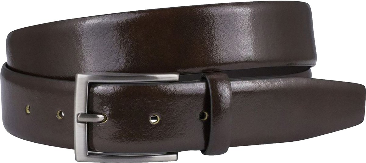 LINDENMANN leren heren riem - bruin