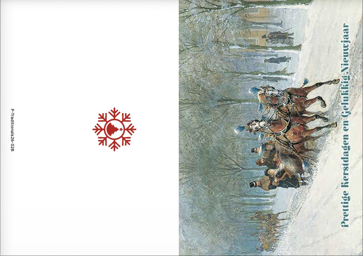 Kerstkaarten box Traditionals 3