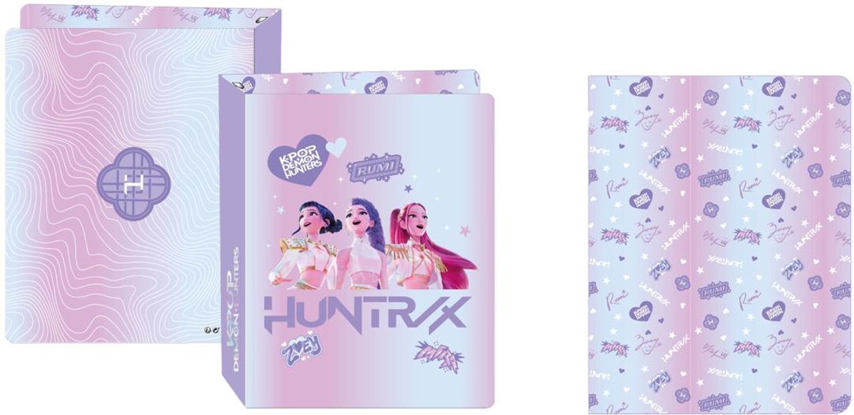 K-POP Ordner A4 Demon Hunters: Pennentas - Paars, 8x8x22cm
