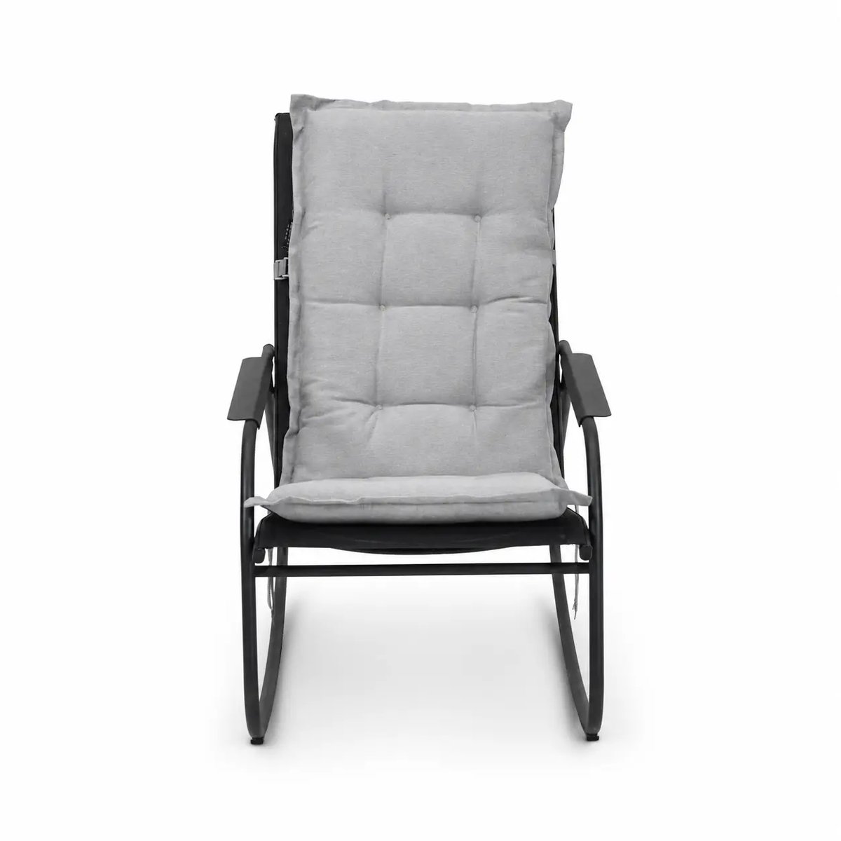 Noa rocking chair met grijs zitkussen