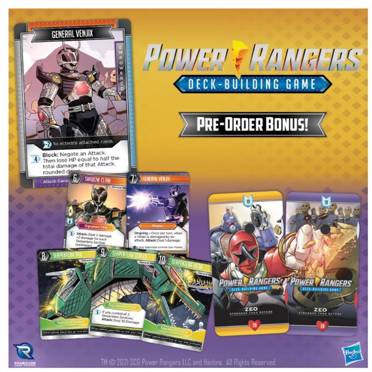 Power Rangers Deckbuilding Game Bonus Box #2 - Kaartspel uitbreiding - Engels