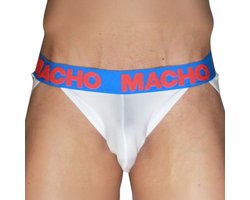 MX29AZ Wit en Donkerblauw Jockstrap