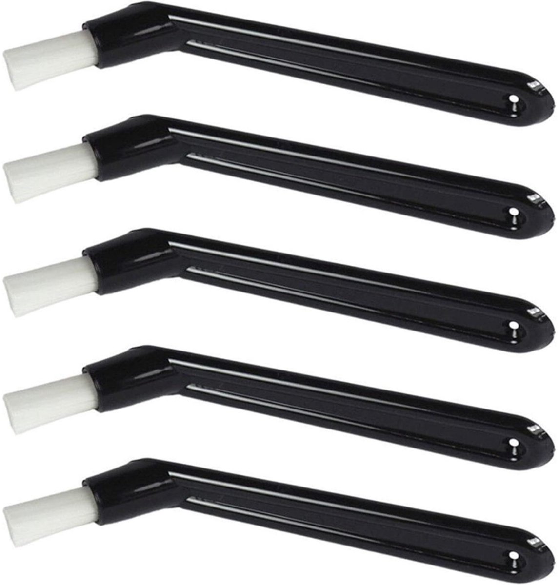 SSTRWGOOD 5 Stuks Reinigingsborstel - Koffiemachine Reinigingsset - 12x4.5cm - Klein en Draagbaar - Geschikt voor Koffiemachines, Koffiemolens en Keukenaccessoires - Kunststof