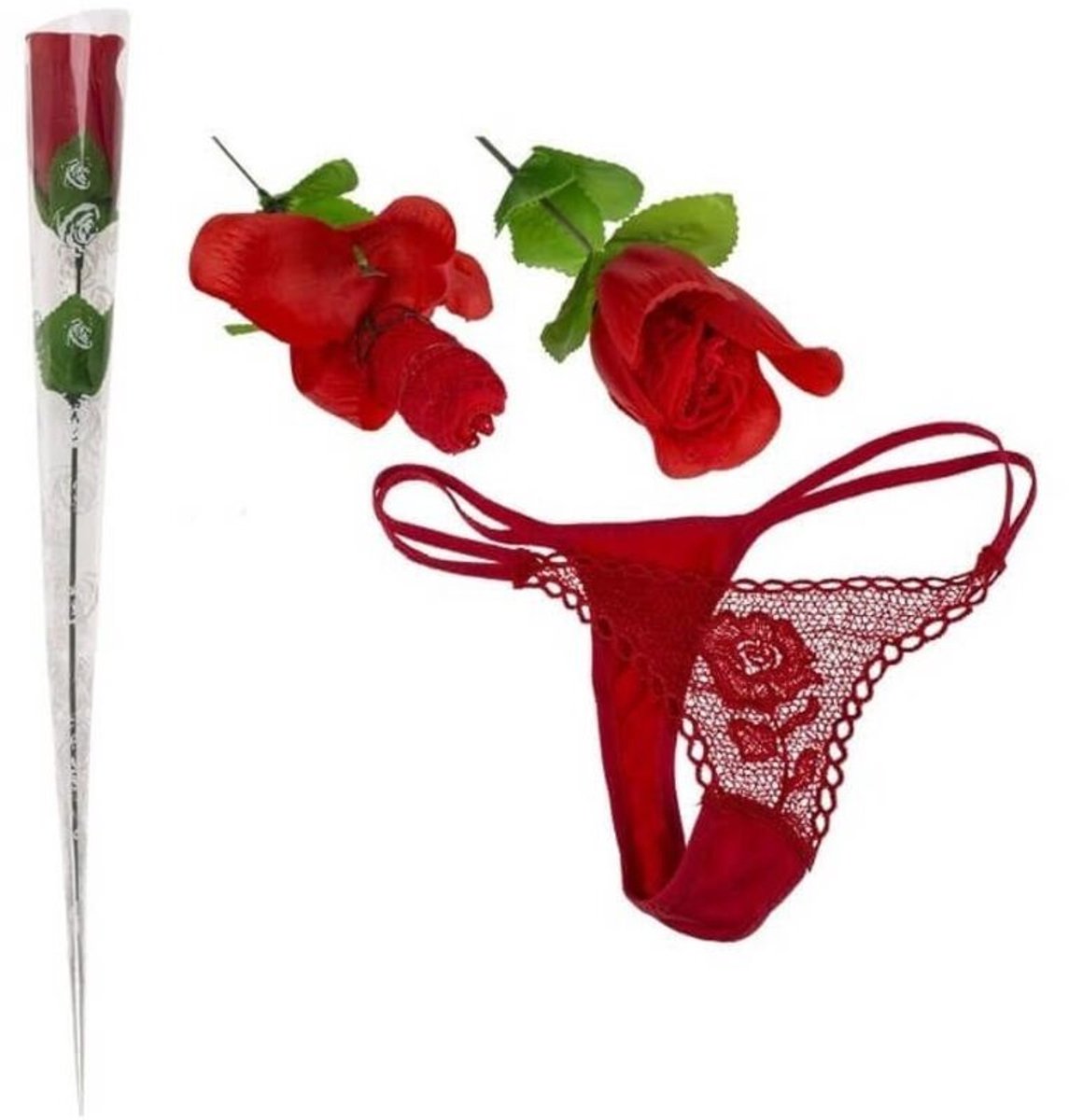 Rose Convertible Thong