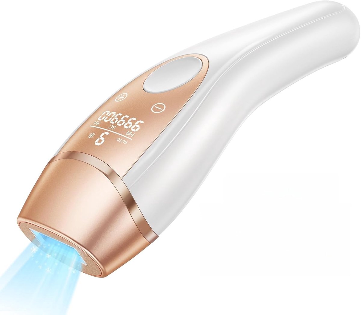 IPL Ontharingsapparaat – Ice Cooling – 21 J – 9 Intensiteitsniveaus – 999.900 Flitsen – Voor Gezicht en Lichaam