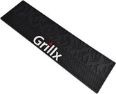 Grillx Barmat 60 x 17 Centimeter - Patroon met Vlammen - Kroeg Accessoires voor de Barbecueër - Antislip