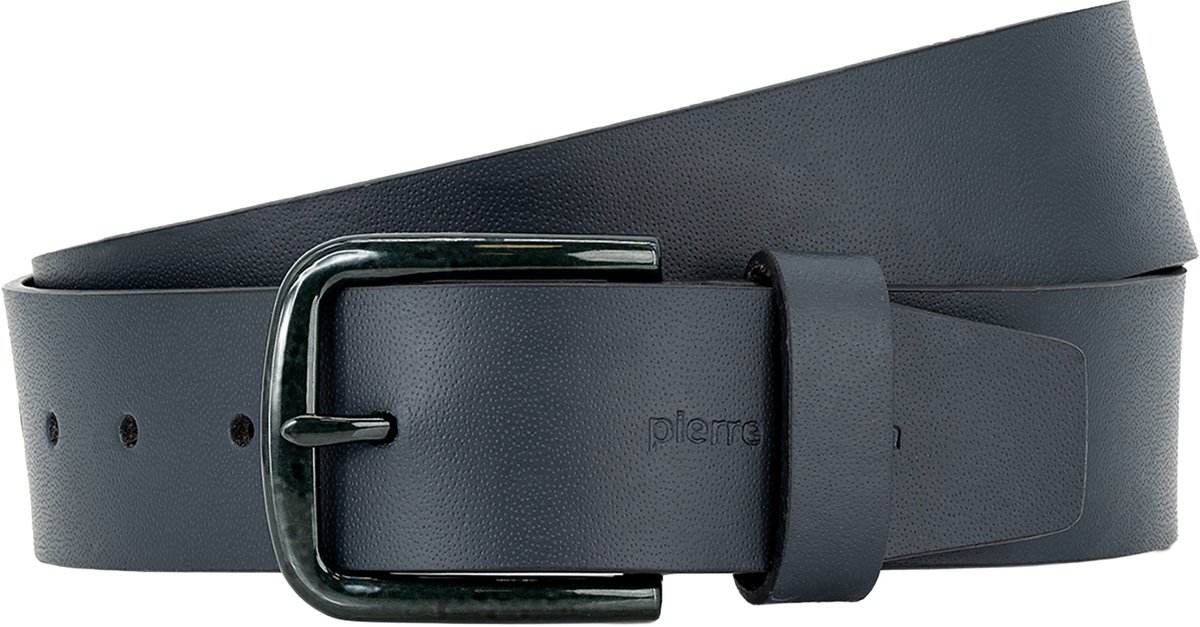 PIERRE CARDIN leren heren riem - marineblauw