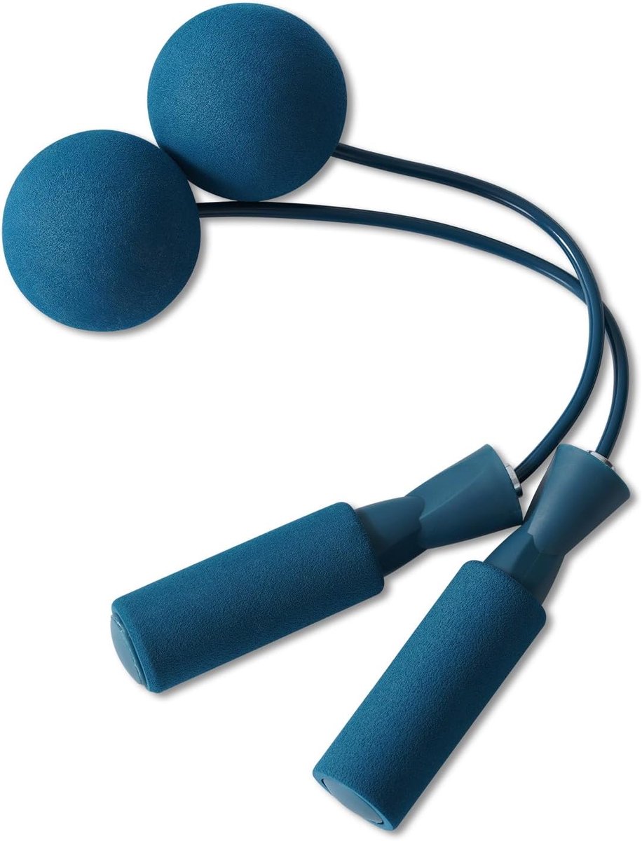 Draadloze springtafel - Fitness Body Training - Geen verwikkelingen Handcomfort - Ingebouwde hoge snelheid lagers Snel draaien Geen schade - Geschikt voor iedereen - Blauw