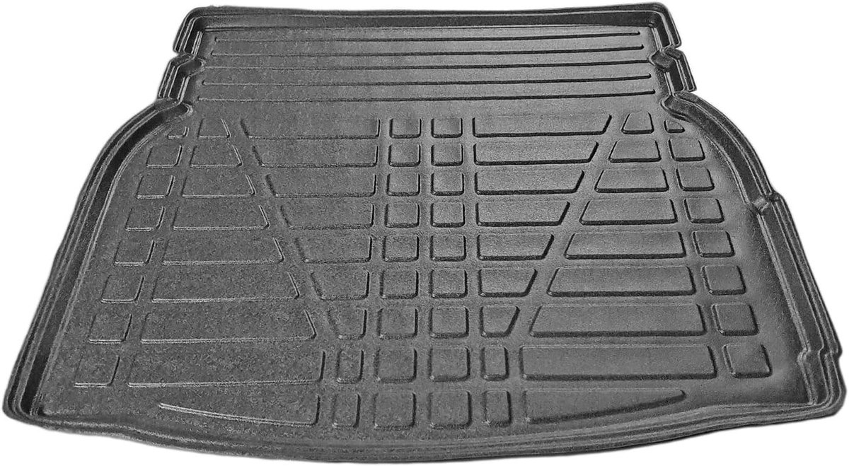 Kofferbakmat Compatible met Mercedes C Klasse 4 (W205) 2015-2021 Achter Bagageruimte Zwart