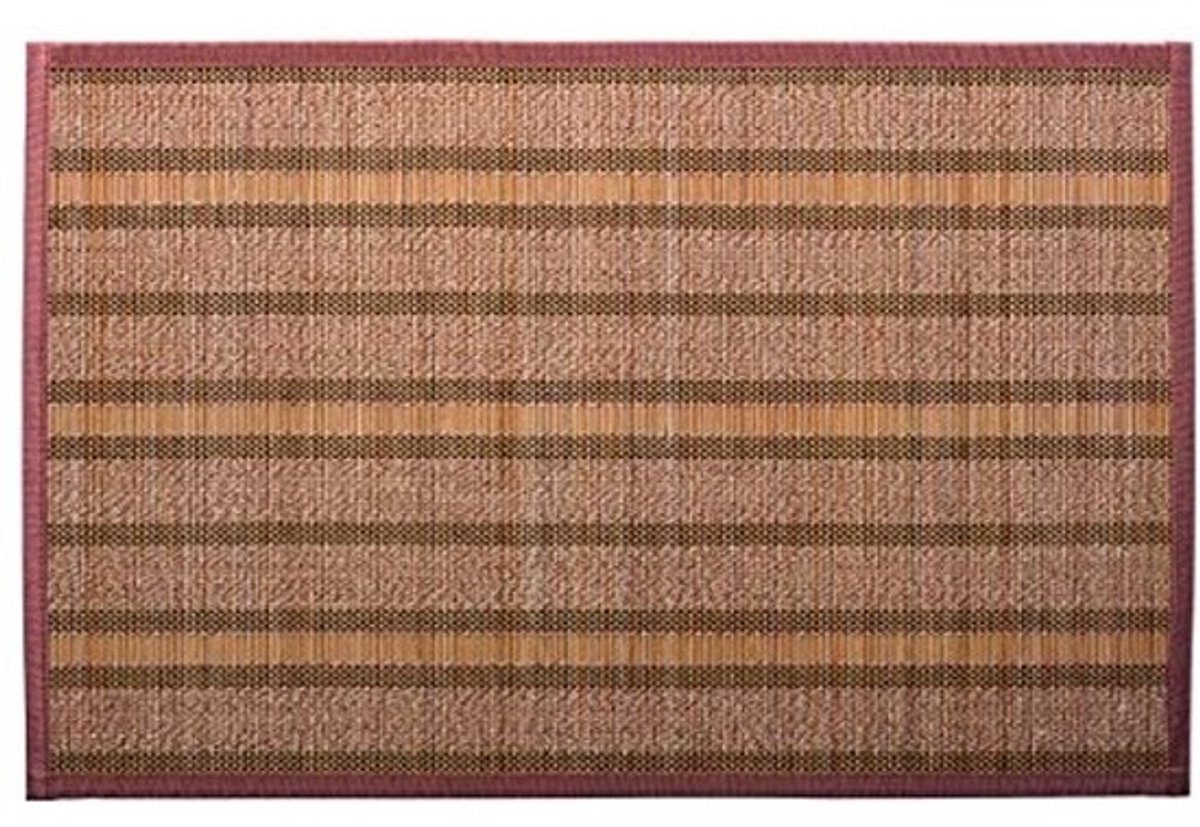 Bamboe badmat 50x80 cm – Antislip en duurzaam voor badkamer