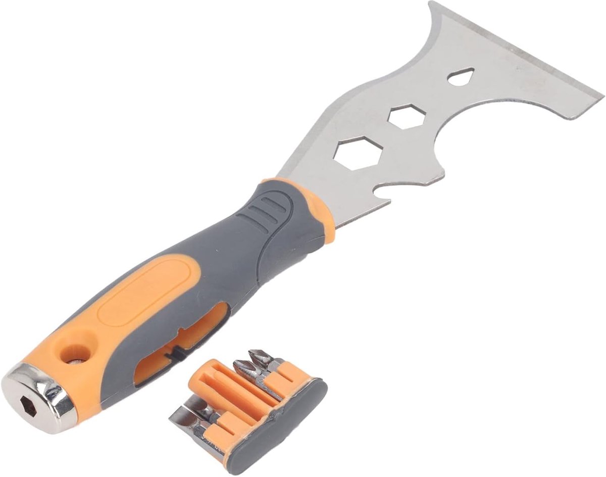 16-in-1 spatel, 3-inch afbijtmes, droogbouwschildergereedschap, multifunctionele verfschraper voor hout, roestvrijstalen verfschraper voor metalen schraper, spatelgereedschap