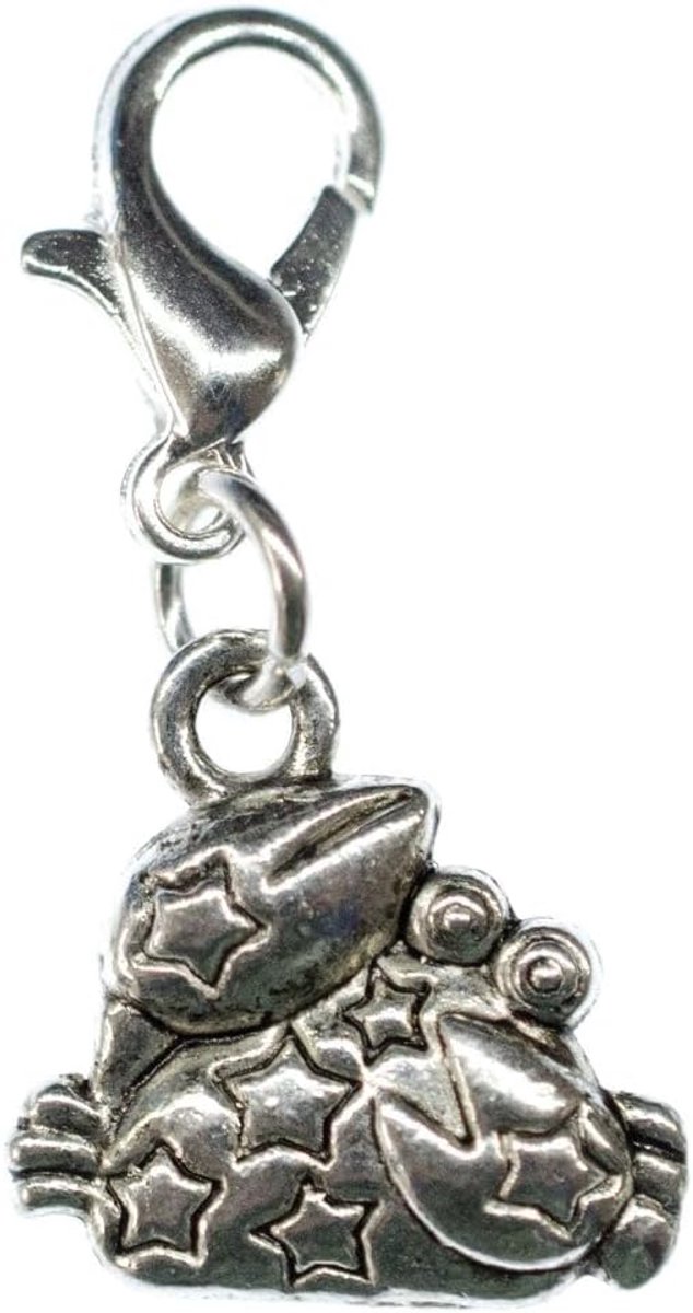 Kreeft Charm sterrenbeeld horoscoop klein - handgemaakt modesieraad I kettinghanger verzilverd - bedelarmband - hanger voor armband, 15mm