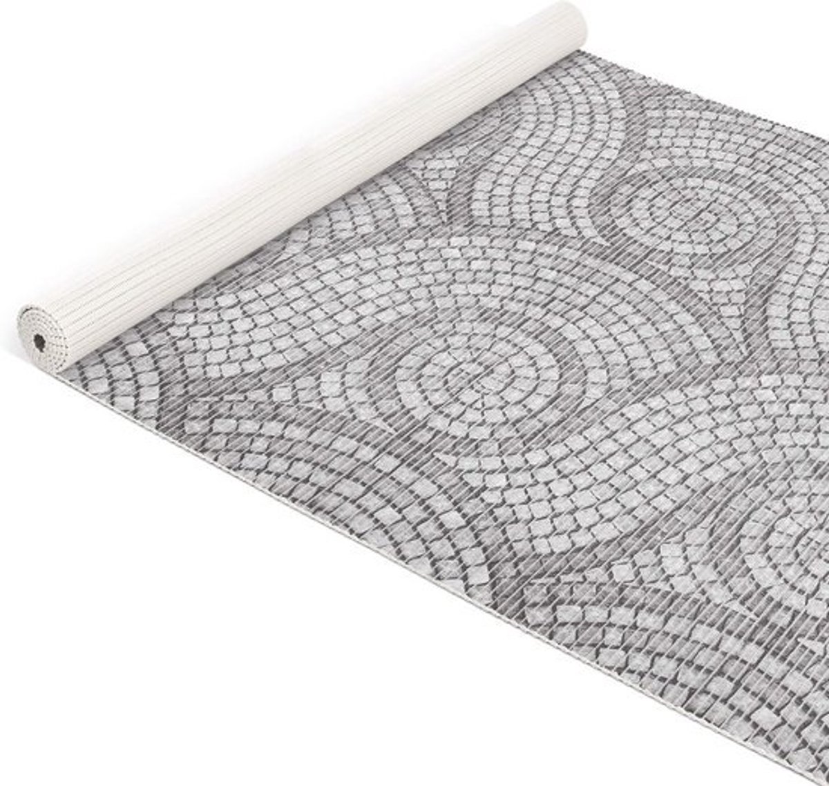 Zachte Antislip Badmat - Mozaïekstenen - 100 x 130 cm - Waterafstotend en Sneldrogend