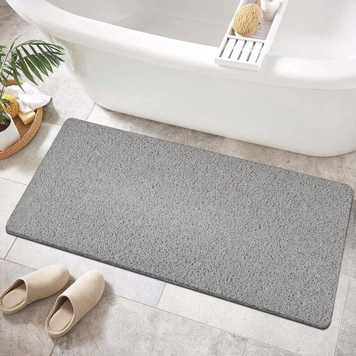 Antislip Douchemat 105 x 40 cm - Sneldrogende Badmat voor Natte Ruimtes - Ideaal voor Douche en Bad