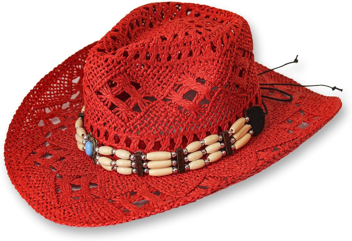 Cowboyhoed, strohoed, Panama, met westernband, uniseks, eenheidsmaat, dames, heren, zomer, Coachella, strand, country-stijl, Braziliaans, boho, koloniale stijl, raffia, naturel
