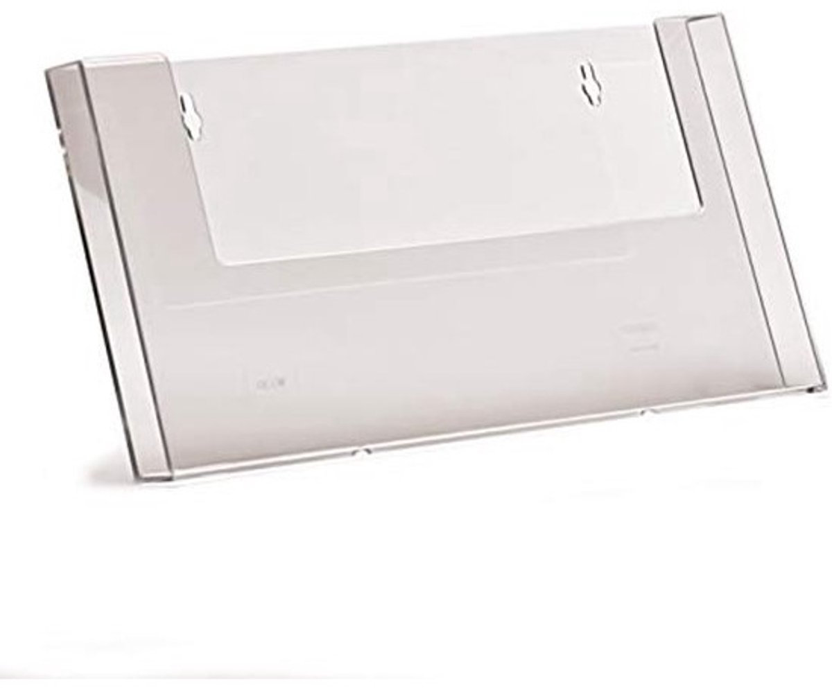 Brochurehouder A4 Wandmontage - Ruimtebesparende Folderhouder voor Muur, 1 Stuk