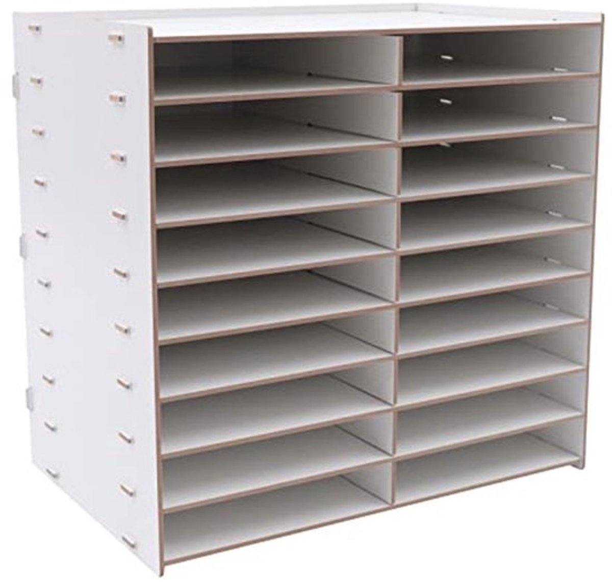 Bureau-organizer met 18 vakken voor papieren en documenten - Multifunctionele archiefplank voor kantoor