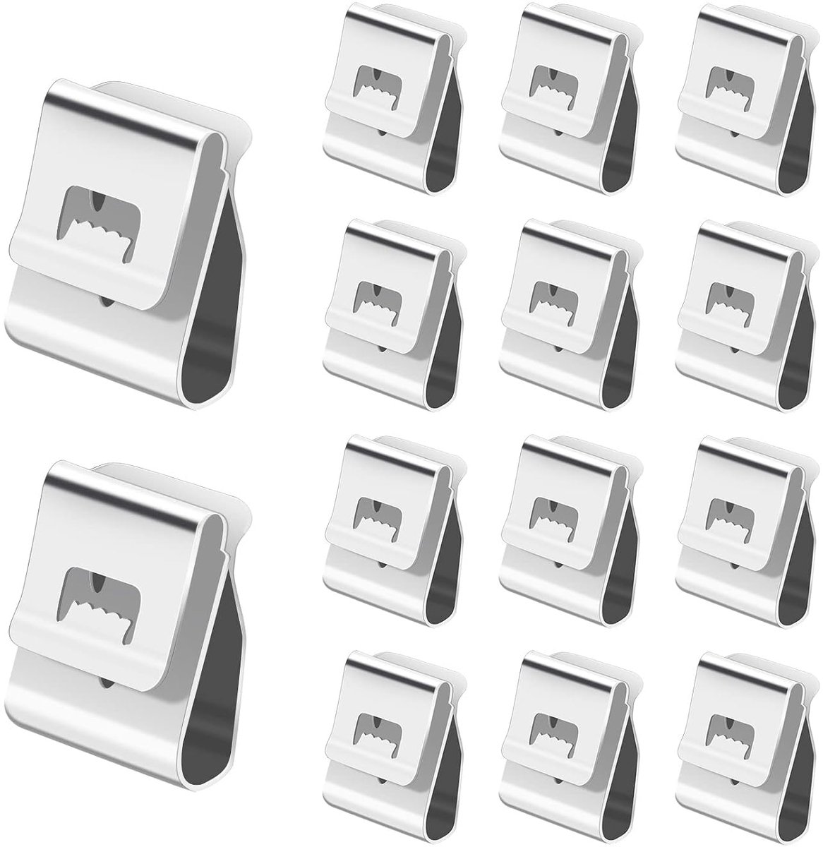 120 stuks, kabelclips, roestvrij staal, fotovoltaïsche kabelklemmen, zonnepaneel, kabelclips voor elektrisch kabelbeheer