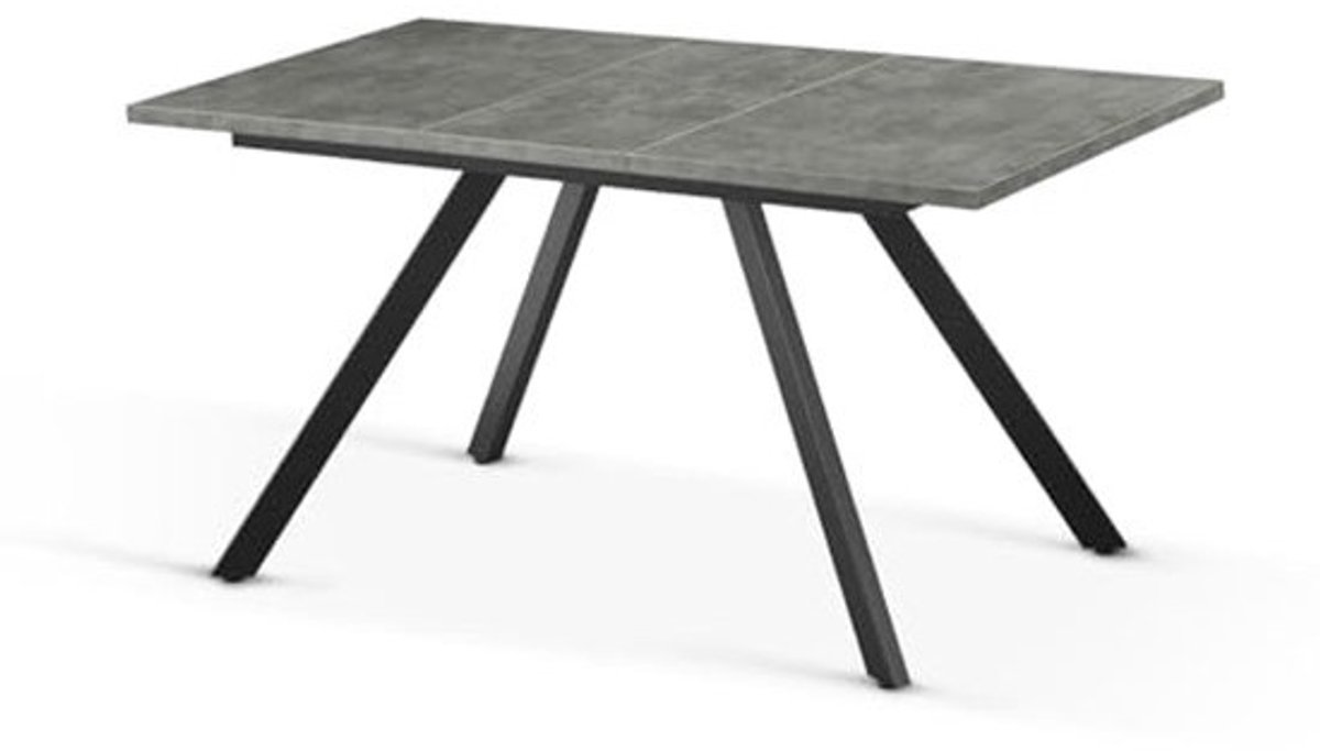Uitbreidbare Eettafel 120-160 x 80 cm voor 4-6 Personen - Scandinavisch Industrieel Design