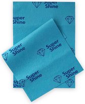 Super Shine - brillendoekje - 2 stuks - 17,5x12cm - wasbaar - krasvrij