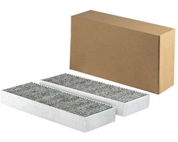 JCML Basics® Koolstoffilterset geschikt voor BORA afzuigkap BAKFS - Gelijk aan model: BAKFS / BAKF-001 - Alternatief filter voor recirculatieafzuigkappen