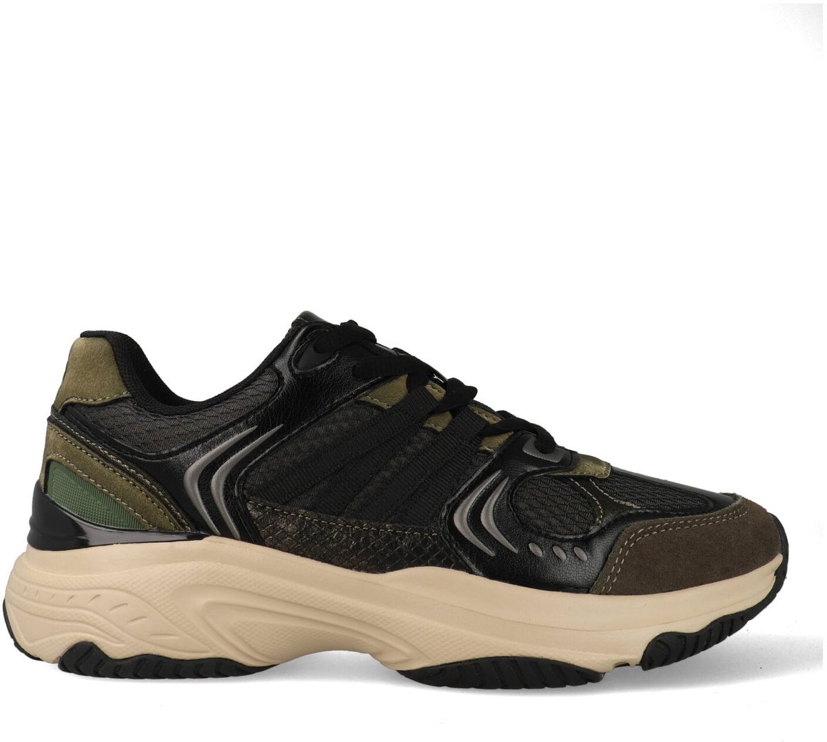 Mexx Sneakers Vyella Pax Zwart / Groen-38