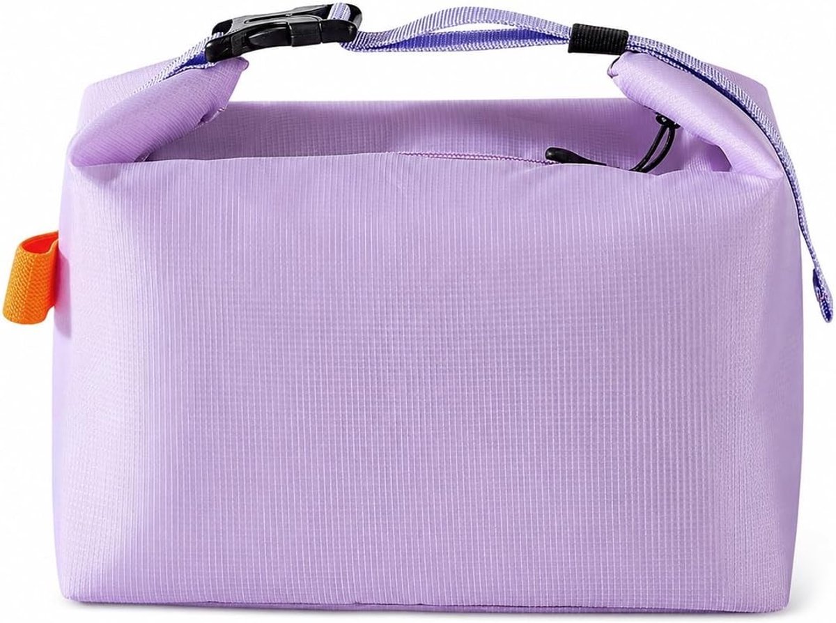Mini Koeltas - Paars - Geïsoleerde Lunchtas met Grote Capaciteit - Lekvrij en Waterdicht - Voor Volwassenen en Kinderen