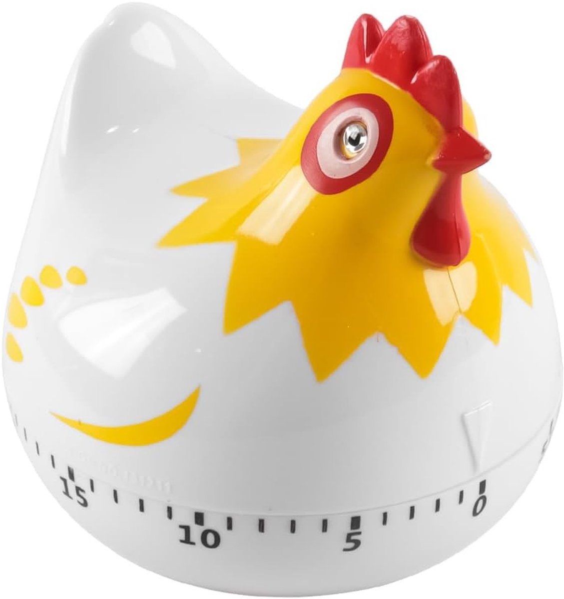 Kookwekker voor eieren met luid alarm, 55 minuten timer voor koken, leren en spelletjes