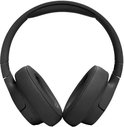Zwarte JBL Tune 730BT over-ear koptelefoon met hoofdband en oorschelpen.