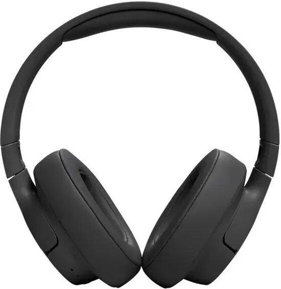 Zwarte JBL Tune 730BT over-ear koptelefoon met hoofdband en oorschelpen.