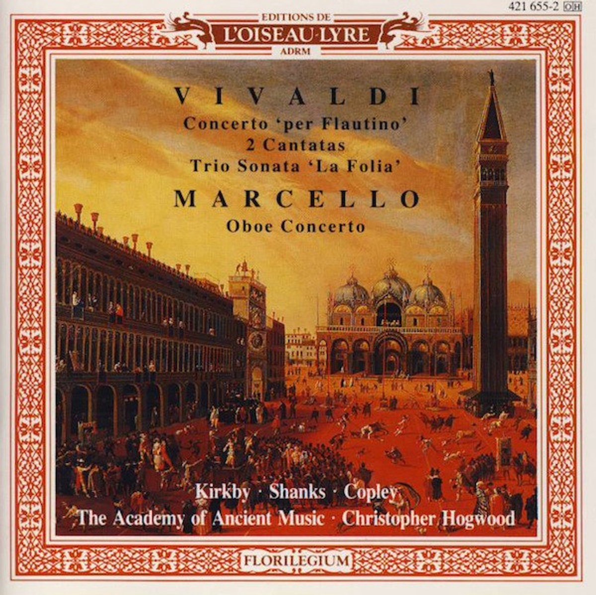 Vivaldi: Concerto per Flautino / Hogwood