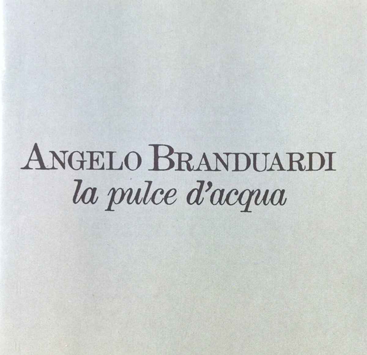 La Pulce D'Acqua