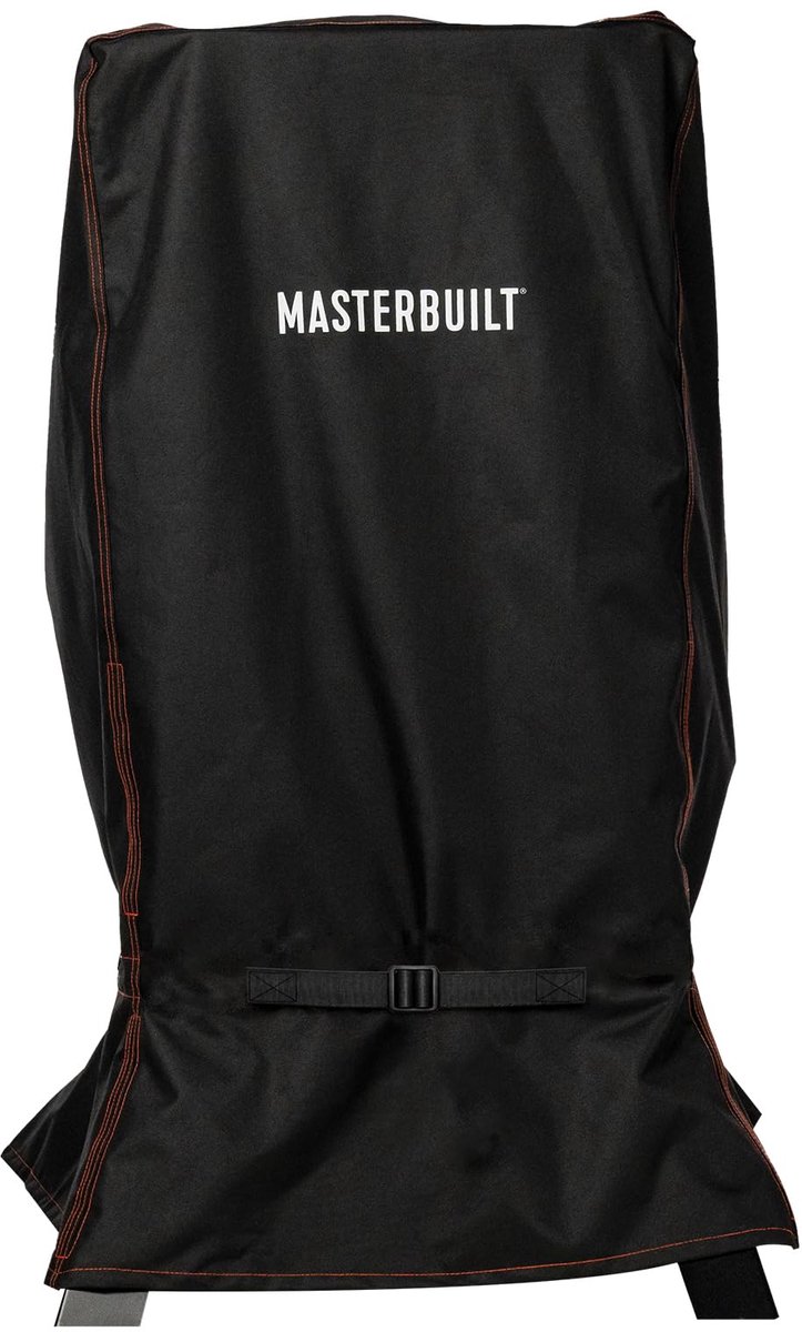 Masterbuilt 710 Verticale BBQ Roker met Benen Weerbestendige Polyester Cover met Verstelbaar Trekkoord in Zwart, Model - ShopVlot