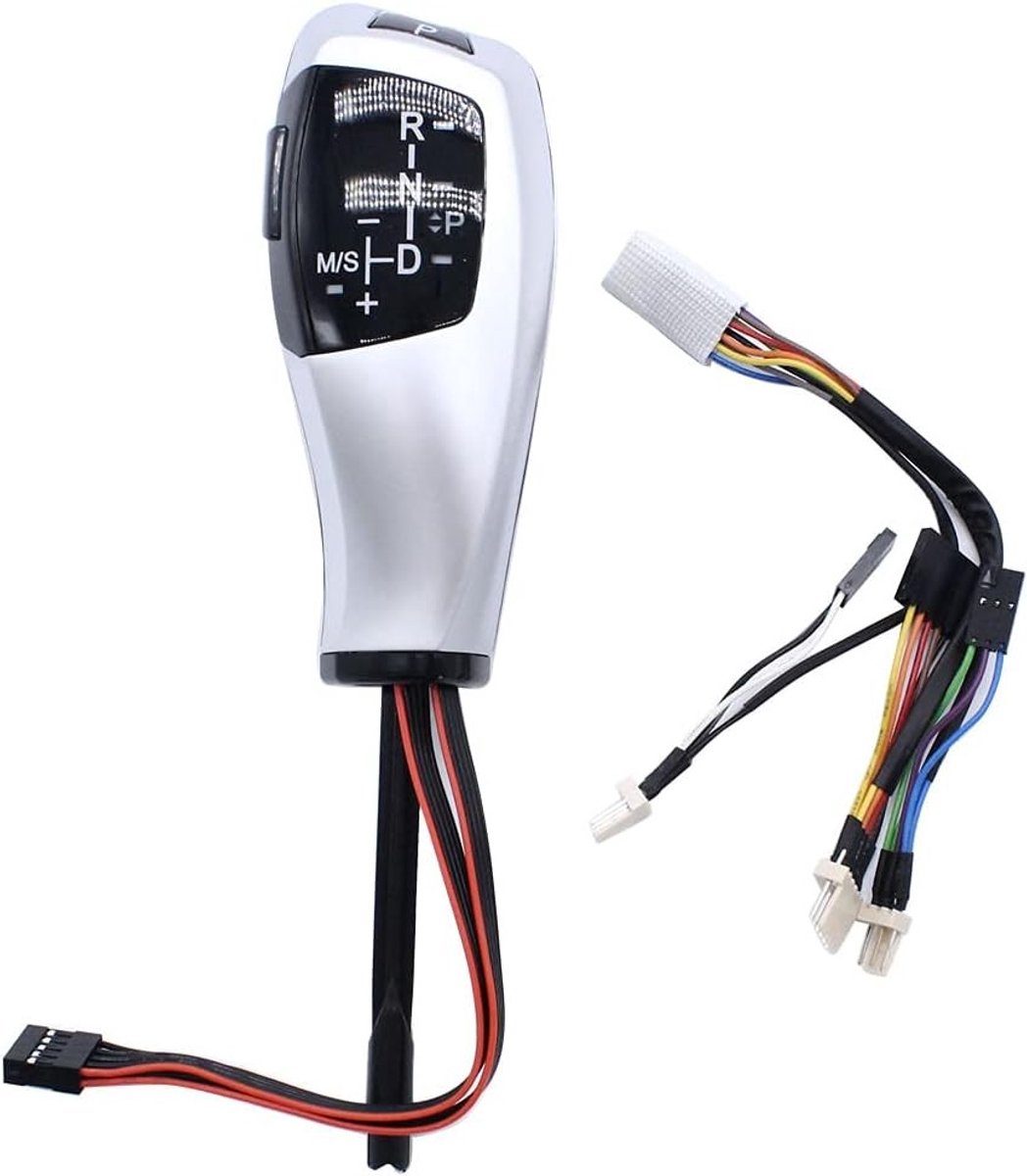 Automatische LED Versnellingspook Uitbreidingskit voor BMW E46 E60 E61 E63 E64 - Zilver, Schakelen, Verlichting, Accessoires