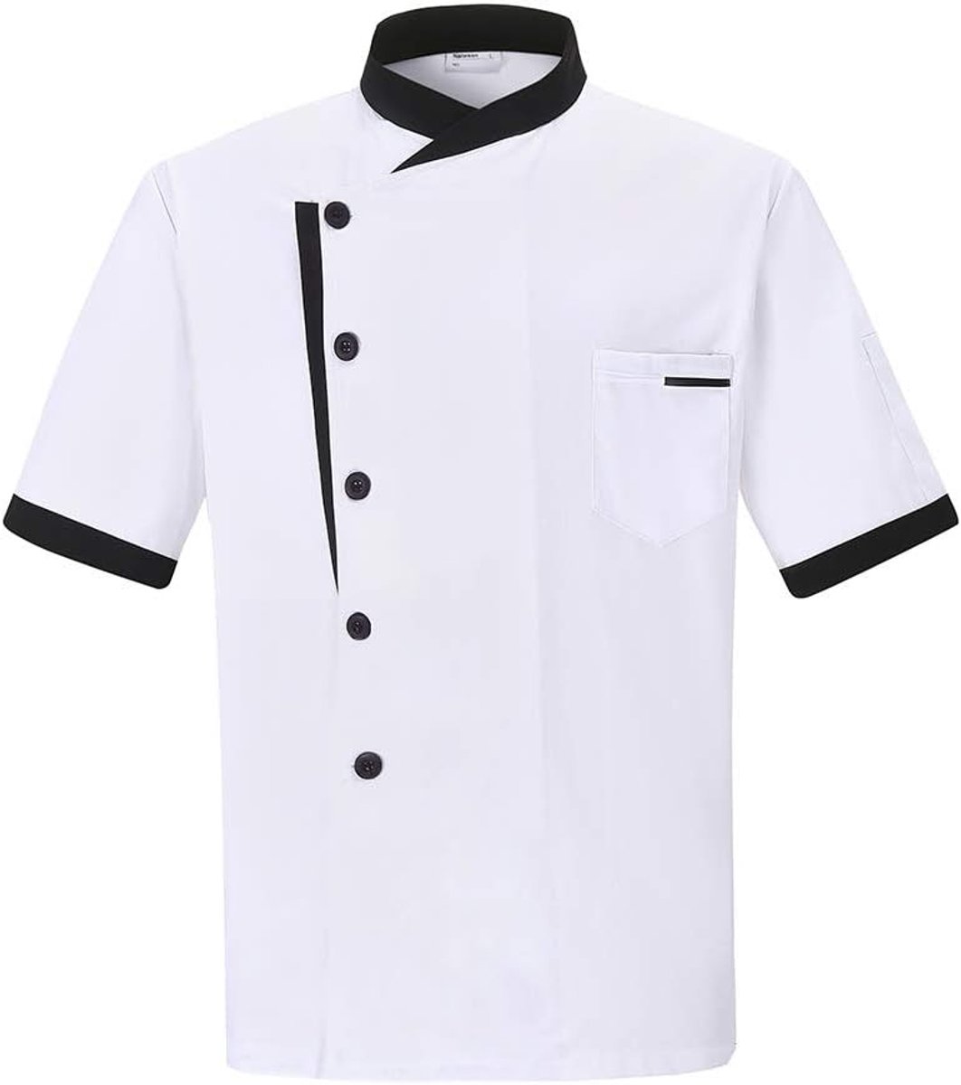 Unisex Kookjacket voor Mannen - Professionele Chef Coat voor Restaurants en Keukens, Ideaal voor Koks en Horeca