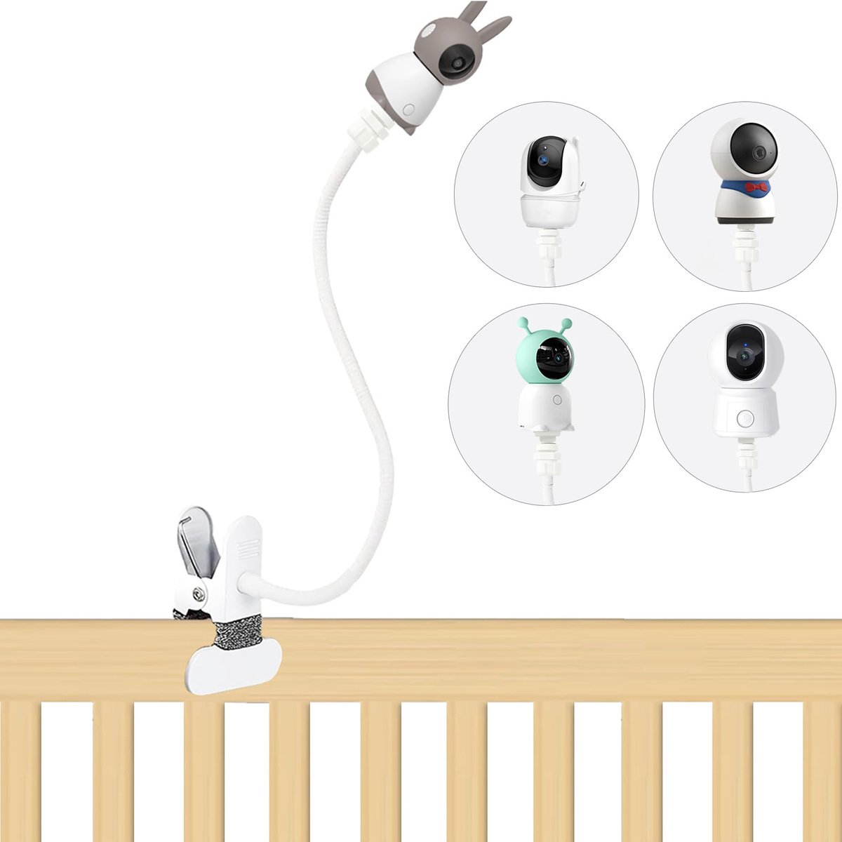 EYSAFT Babyfoonhouder compatibel met BOIFUN Baby 2S, Baby 5S, Baby 6T/ieGeek Baby 1T/DEATTI BM101-M - ShopVlot